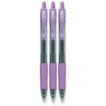 thumbnail image 1 of Pilot G2 Retractable Rollerball Gel Pens, Fine Point, 0.7mm, Purple Ink, 3 Count, 1 of 2