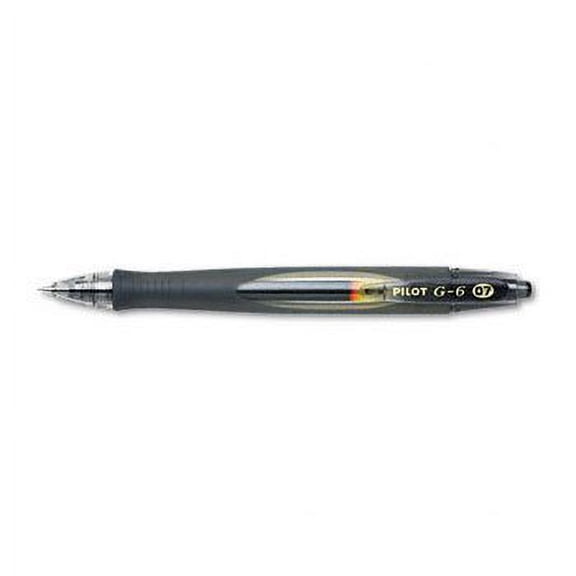 Pilot G6 Gel Retractable Roller Ball Pen PEN,RBL,RT,G6 GEL,BK (Pack of50)