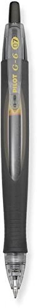 Pilot G6 Retractable Gel Ink Rolling Ball Pens, Fine Point Black 8-PACK(31401)