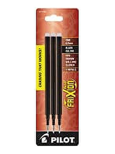 Pilot Gel Ink Refills for FriXion Erasable Gel Ink Pen, Fine Point, Black Ink, 9 Packs containing 3 refills each total of 27 refills (77330)