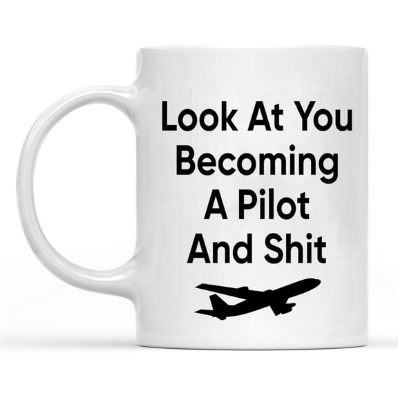 Pilot Gift Gift for Pilot Pilot Mug Flight School Graduate Becoming Pilot Aviation School Graduate Funny Pilot Mugs Coffee Cup