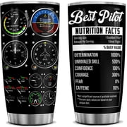 Pilot Gifts For Men, 20 Oz Pilot Tumbler Aviation Gifts, Gifts For Pilots, Pilot Gear, Airplane Gifts For Men, Gifts For Aviation Lovers, Pilot Accessories Aviation For Men Coffee Mugs, Airplane Cups