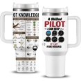 thumbnail image 1 of Pilot Gifts, Pilot Gifts Aviation Men, Aviation Mug for Men, 40oz Aviation Pilot Insulated Coffee Tumbler with Handle, Birthday Retirement Christmas Gift for Pilot Tumbler Mug Cup, 1 of 6