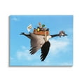 thumbnail image 1 of Pilot Goose Flying Ducks Sky Animals & Insects Graphic Art Gallery Wrapped Canvas Print Wall Art, 1 of 7