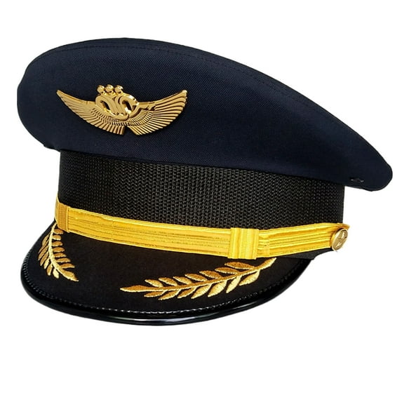 Pilot Hat Uniform Captain Hat for Captain Party Costume Masquerades Captain Hat for Party