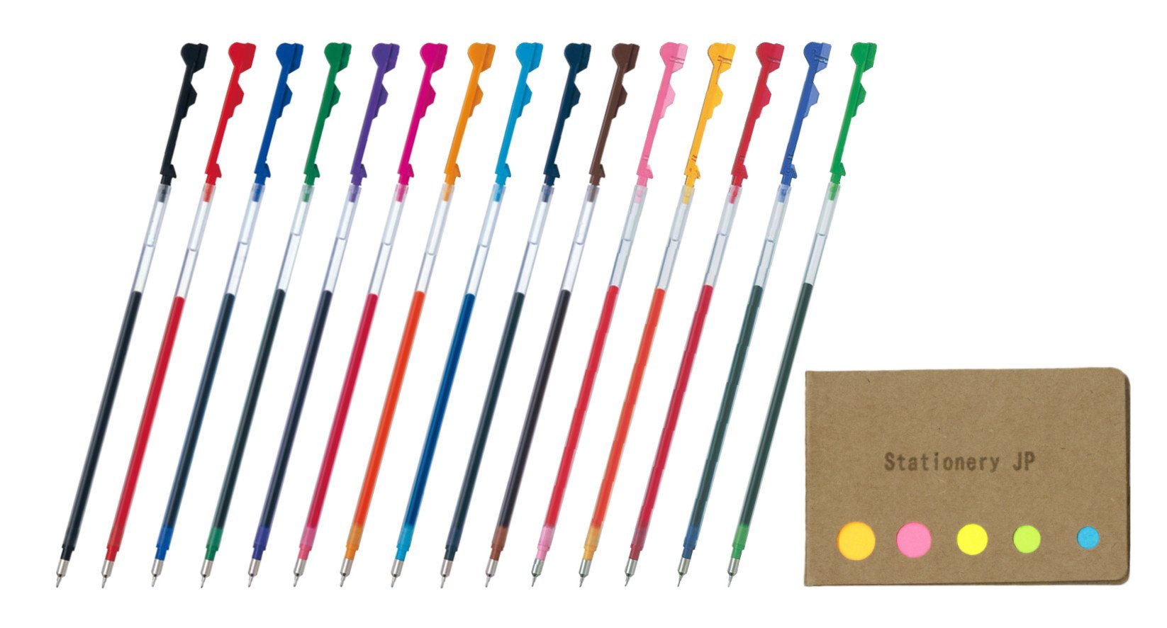 Pilot Hitecc Coleto Gel Ink Pen Refill, 0.3mm 15 Color Refills