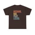 thumbnail image 1 of Pilot Husband Dad Shirt Gifts Tshirt Crew Neck Short Sleeve, 1 of 2