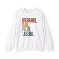 thumbnail image 1 of Pilot Husband Dad Sweatshirt Gifts Crew Neck Shirt Long Sleeve Unisex, 1 of 5