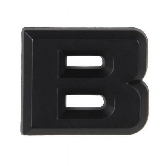 Pilot IP-555BMB 2.5 in. Automotive Emblem Letter B, Matte Black