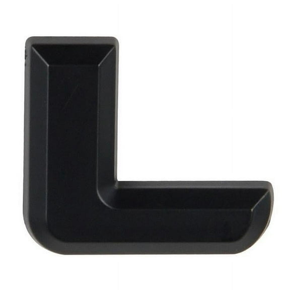 Pilot IP-555LMB 2.5 in. Automotive Emblem Letter L, Matte Black