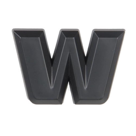Pilot IP-555WMB Automotive Emblem Letter W, Matte Black