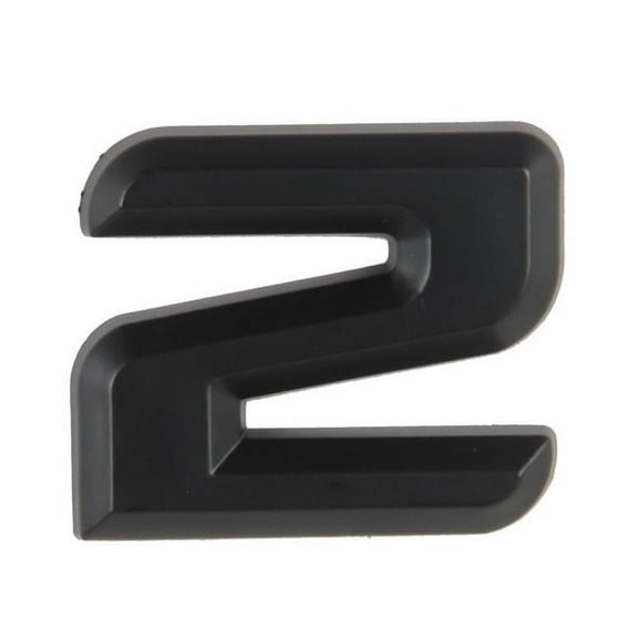 Pilot IP-556N2MB Automotive Emblem Number 2, Matte Black