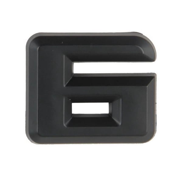 Pilot IP-556N6MB Automotive Emblem Number 6, Matte Black