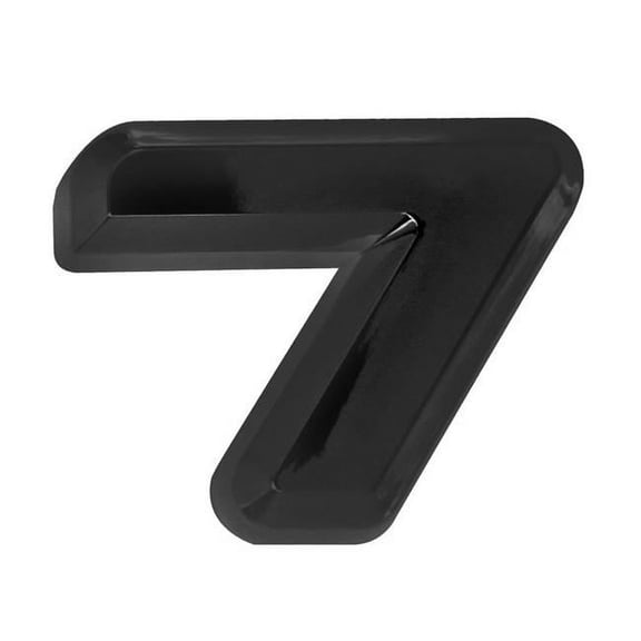 Pilot IP-556N7MB Automotive Emblem Number 7, Matte Black