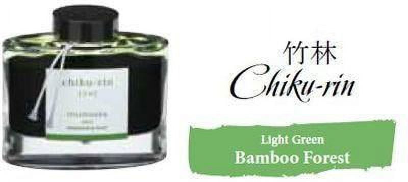 Pilot Iroshizuku Bottled Fountain Pen Ink, Chiku-rin, Bamboo Forest, Light Green (69222)