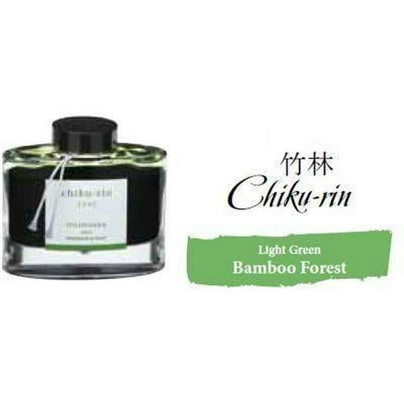 Pilot Iroshizuku Bottled Fountain Pen Ink, Chiku-rin, Bamboo Forest, Light Green (69222)