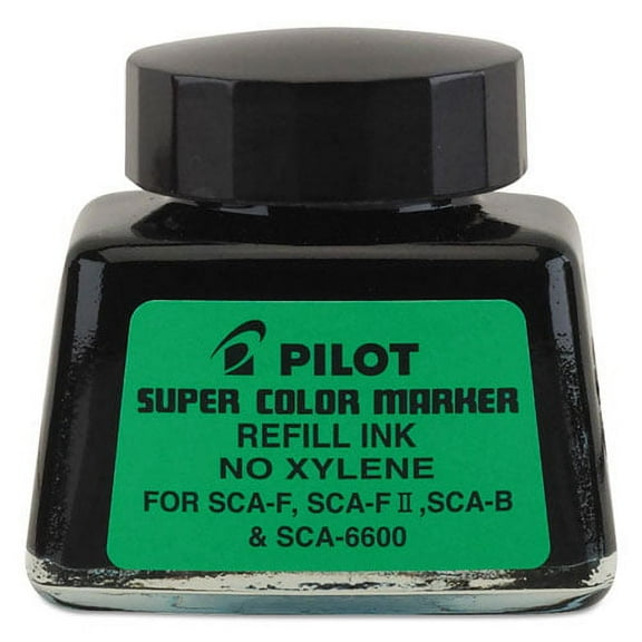 Pilot Jumbo Refillable Permanent Marker Ink Refill, Black Ink | Bundle of 2 Each