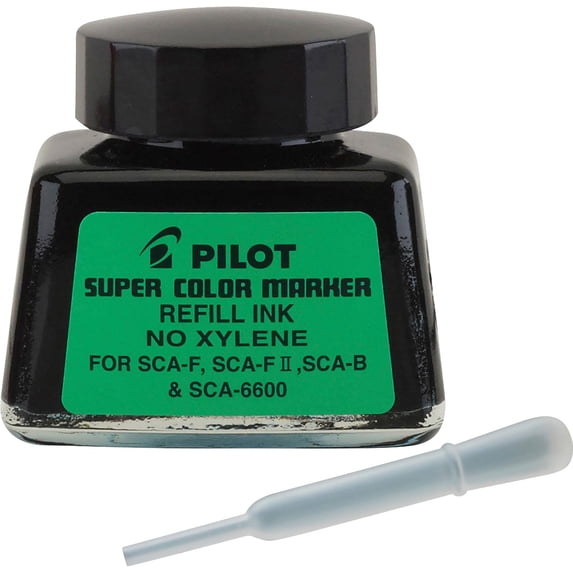 Pilot Jumbo Refillable Permanent Marker Ink Refill, Black Ink | Bundle of 5 Each