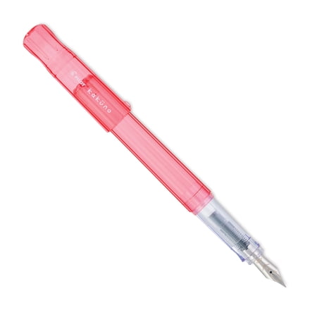 Pilot Kakuno Fountain Pen - Coral, Medium Nib