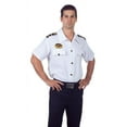 thumbnail image 1 of Pilot Men's Costume Shirt, White: One Size, 1 of 1