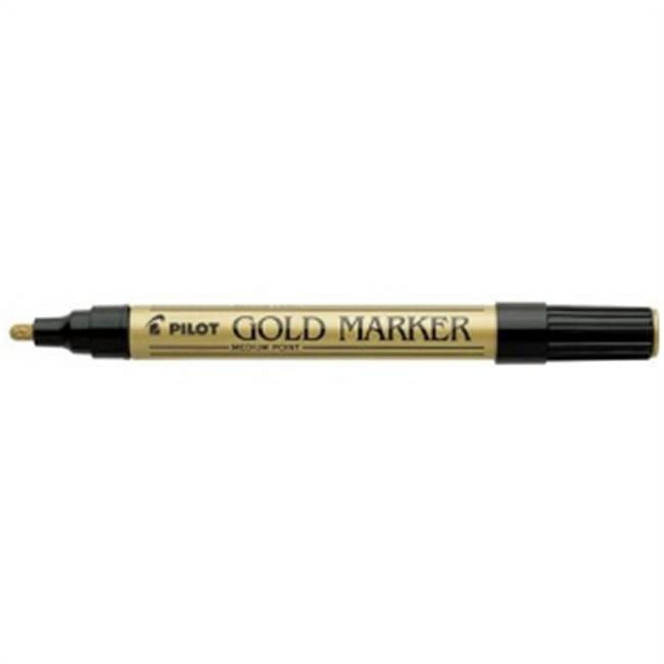 Pilot Metallic Permanent Marker, Extra-Fine, Gold