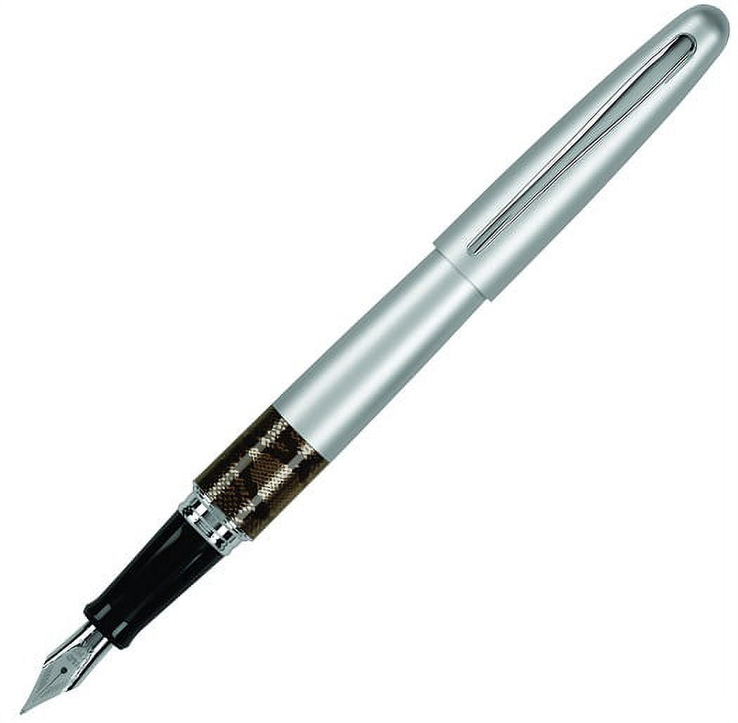 Pilot Metropolitan Animal Fountain Pen - Python (Matte Silver) - Fine Point