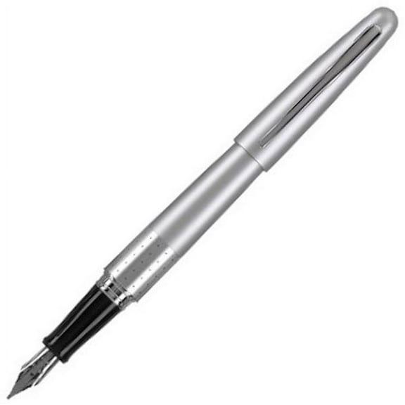 Pilot Metropolitan Fountain Pen - Silver - Dot - Medium Point