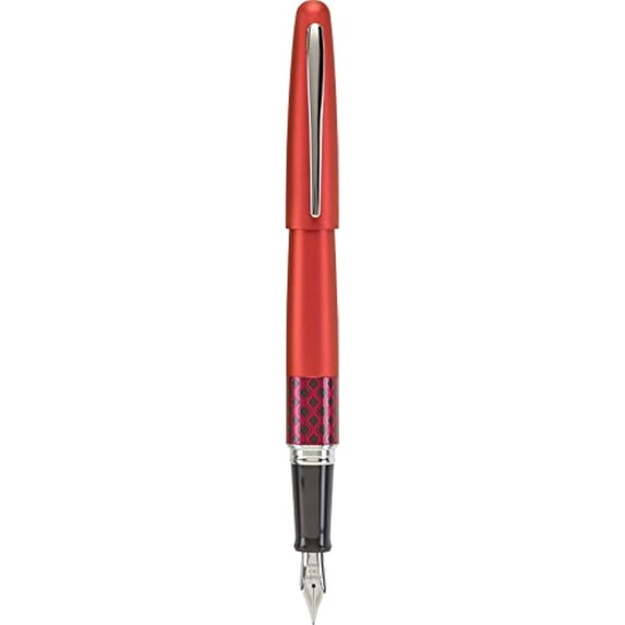 Pilot Metropolitan Retro Pop Red Fountain Pen - Medium