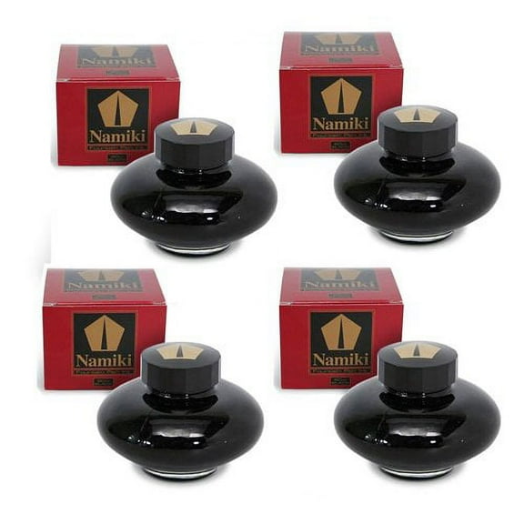 Pilot Namiki Standard Fountain Pen Ink, Black, 4 Pack (69200)