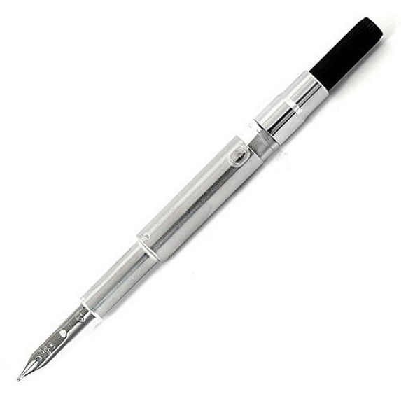 Pilot Namiki Vanishing Point Refill Converter Set - 18K White Gold Nib - Rhodium - Extra Fine Point