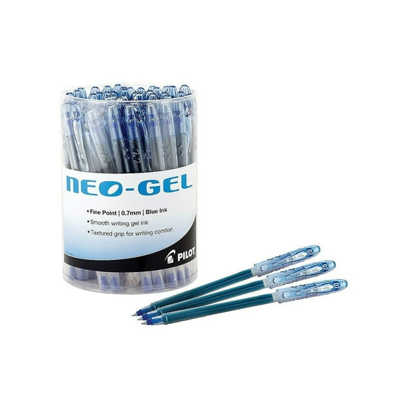 Pilot Neo-Gel Gel Pens Fine Point Blue Ink 84072