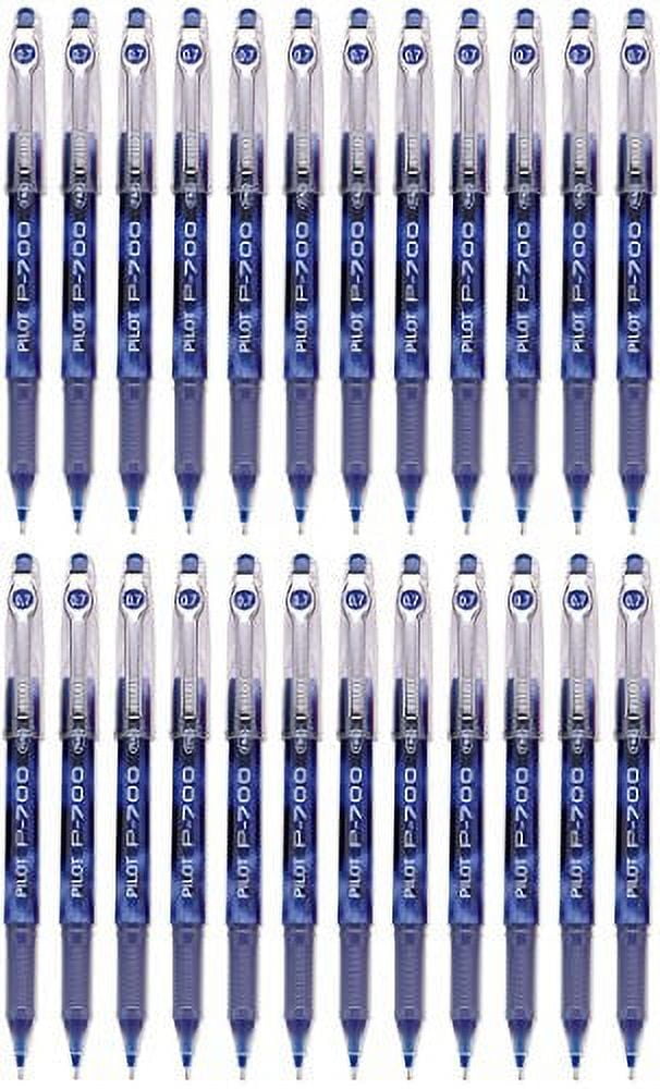 Pilot P-700 Rollerball Stick Gel Pen, Blue Ink, Fine Point 2 dozen