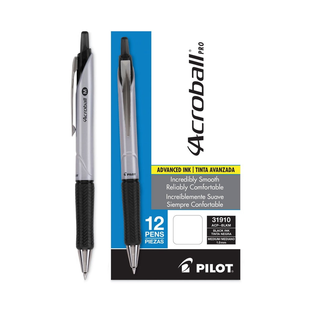 Pilot, PIL31910, Acroball Pro Hybrid Ink Ballpoint Pen, 12 / Dozen