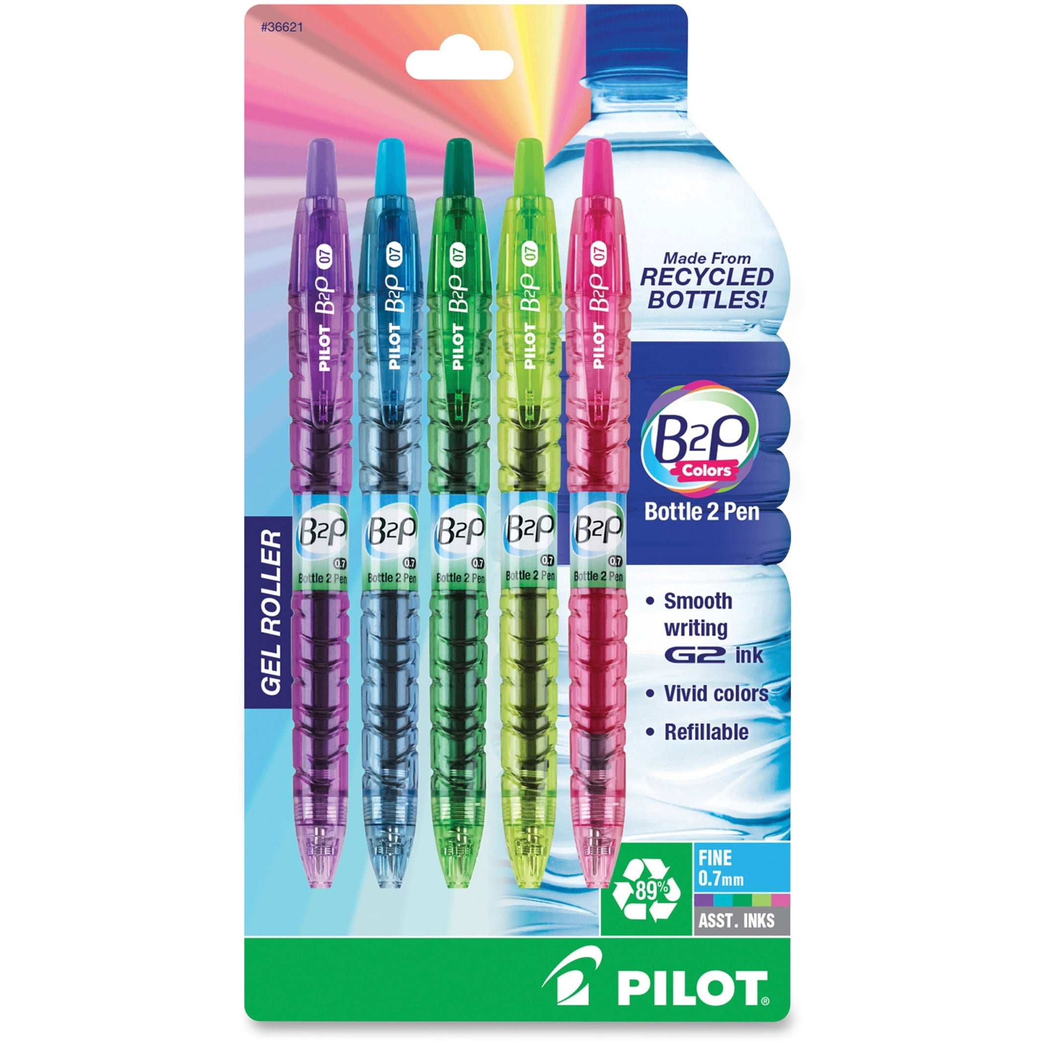 Pilot G2 Gel Pen Refill - 0.38 mm, Black, Ultra Fine, Pkg of 2