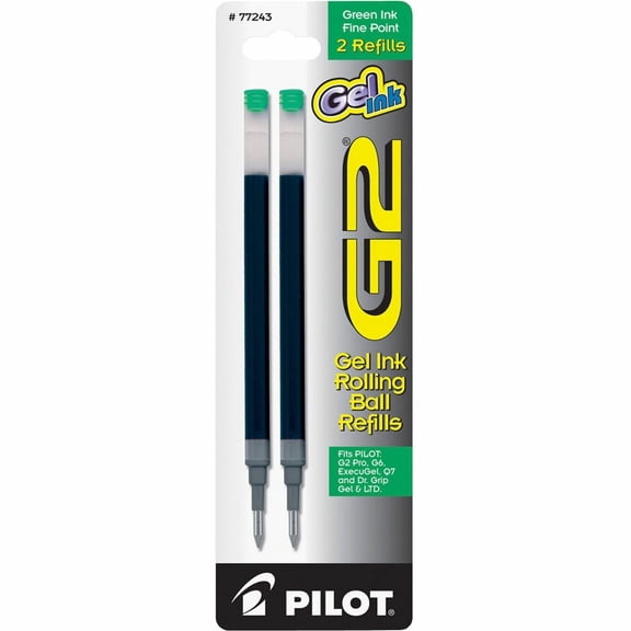 Pilot, PIL77243, G2 Premium Gel Ink Pen Refills, 2 / Pack