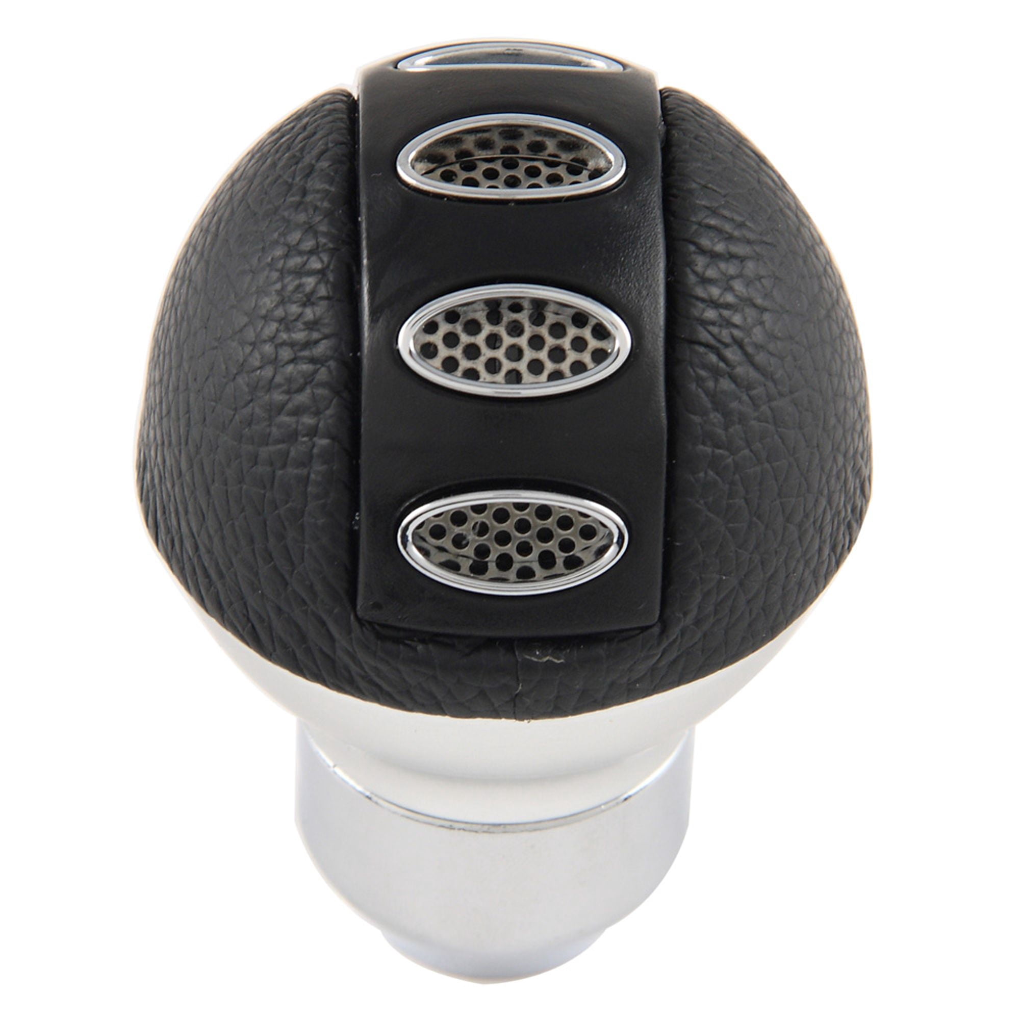 PILOT PM-22166 GT LEATHER & CHROME LOOK ORBITAL SHIFT KNOB B97 ...