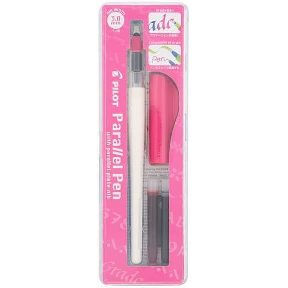 Pilot Parallel Calligraphy Pen Set - 3.0 mm Pen Nib with Ink Cartridges
