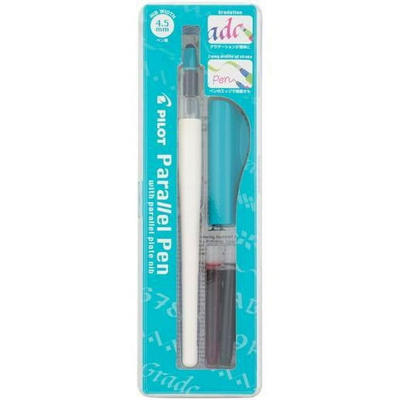 Pilot Parallel Calligraphy Pen Set - 4.5 mm Pen Nib with Ink Cartridges