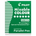 thumbnail image 1 of Pilot Parallel Pen Ink Refill, Green, 6/Pkg., 1 of 1