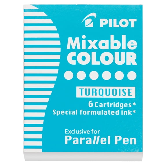Pilot Parallel Pen Ink Refill, Turquoise