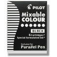 thumbnail image 1 of Pilot Parallel Pen Ink Refills for Calligraphy Pens, Black, 6 Cartridges per Pack (77305), 1 of 1