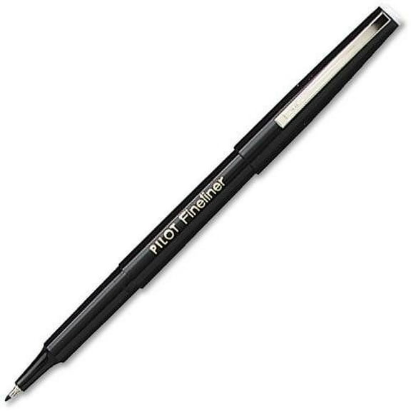 Pilot Pen, 2 DOZEN (Total 24) Fineliner Marker Airtight Cap, Fine Pt Black 11002