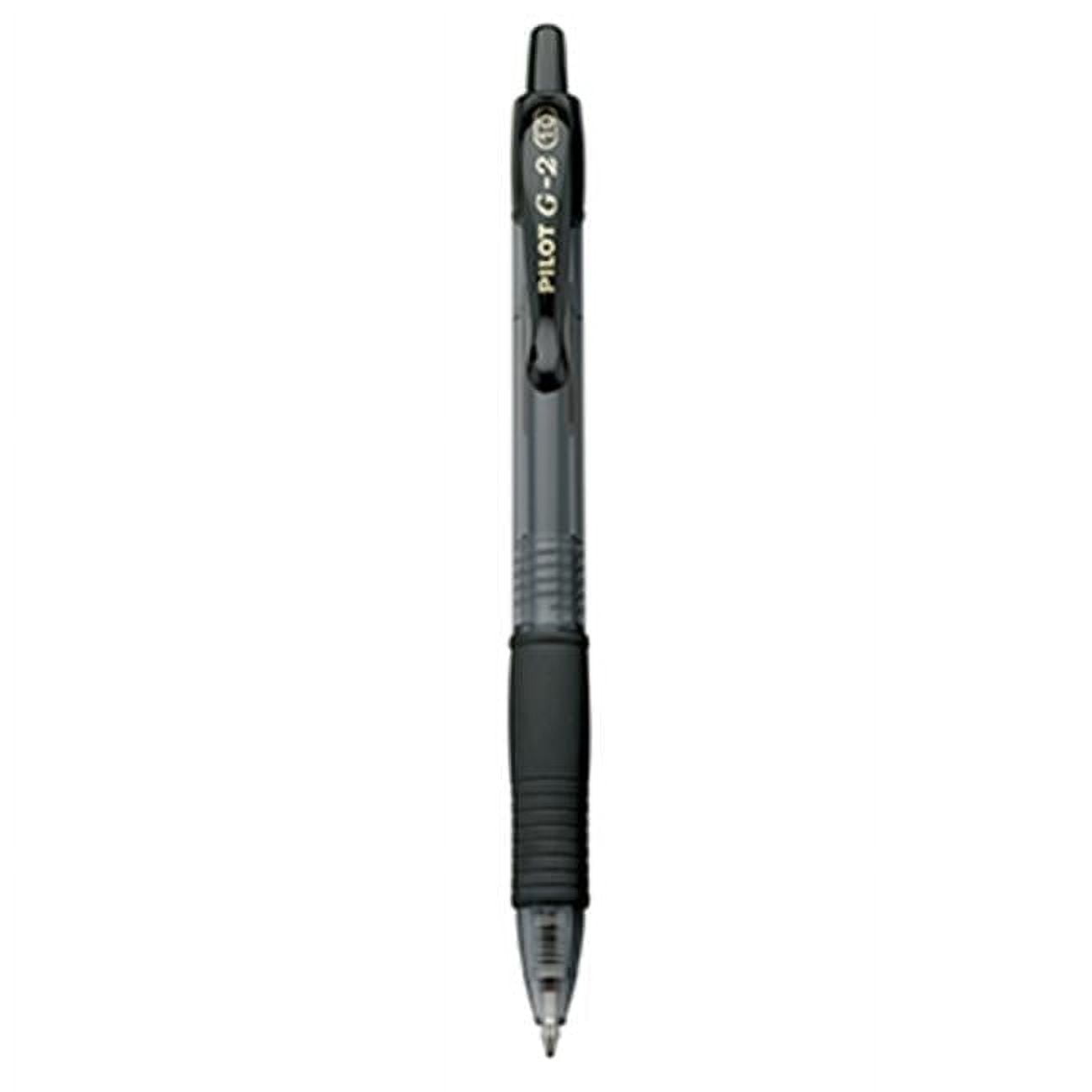 Pilot Pen  Pilot G2 Black 1.0Mm Retractable Gel Ink Rolling Ball Pen Fine Pt