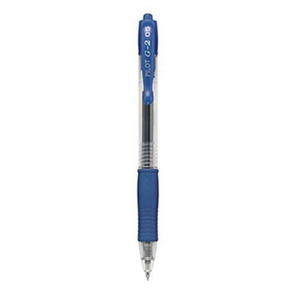 Pilot Pen Pilot G2 Blue 0.5Mm Retractable Gel Ink Rolling Ball Pen Fine Point