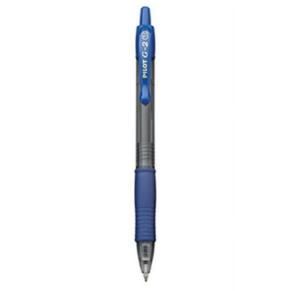 Pilot Pen Pilot G2 Blue 1.0Mm Retractable Gel Ink Rolling Ball Pen Bold Point