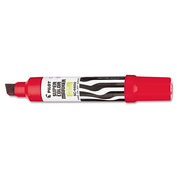 Pilot Permanent Jumbo Chisel Marker Red