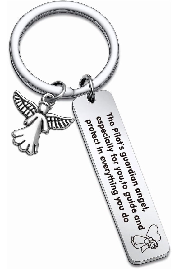Pilot Prayer Keychain Pilot Aviation Gift Travel Safe Gift Safe Travel Keychain Pilot Gift Pilot Keychain
