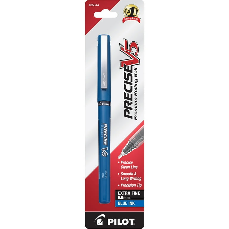 Pilot Precise V5 Premium Rolling Ball Pen - Extra Fine Pen Point - 0.5 mm Pen Point Size - Blue - 1 / Pack Pilot Precise V5 Premium Rolling Ball Pen - Extra Fine Pen Point - 0.5 mm Pen Point Size - Blue - 1 / Pack