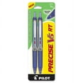 thumbnail image 1 of Pilot Precise V5 RT Extra-Fine Premium Retractable Rolling Ball Pens - Extra Fine Pen Point - 0.5 mm Pen Point Size - Needle Pen Point Style - Refillable - Retractable - Blue - Blu | Bundle of 5, 1 of 2