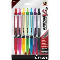 Pilot Precise V5 RT Premium Retractable Rolling Ball Pens, Extra Fine Point, Assorted Ink, 7 Count